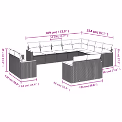 VidaXL 3226514 ensemble de meubles de jardin - Vue supplémentaire 7