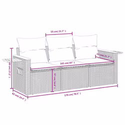 VidaXL 3226594 ensemble de meubles de jardin - Vue supplémentaire 7