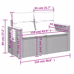 VidaXL 3226599 ensemble de meubles de jardin - Vue supplémentaire 8