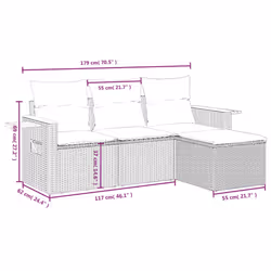 VidaXL 3226741 ensemble de meubles de jardin - Vue supplémentaire 8