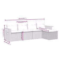 VidaXL 3226755 ensemble de meubles de jardin - Vue supplémentaire 8