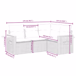 VidaXL 3226774 ensemble de meubles de jardin - Vue supplémentaire 8