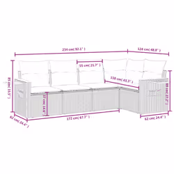 VidaXL 3226787 ensemble de meubles de jardin - Vue supplémentaire 8