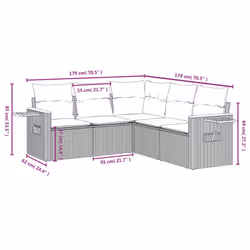 VidaXL 3226802 ensemble de meubles de jardin - Vue supplémentaire 8