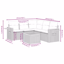 VidaXL 3226807 ensemble de meubles de jardin - Vue supplémentaire 8