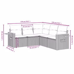 VidaXL 3226809 ensemble de meubles de jardin - Vue supplémentaire 8