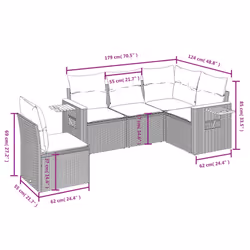 VidaXL 3226814 ensemble de meubles de jardin - Vue supplémentaire 8