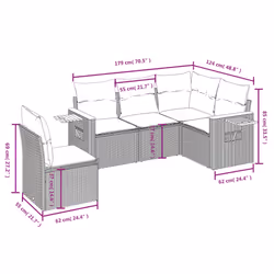 VidaXL 3226821 ensemble de meubles de jardin - Vue supplémentaire 8