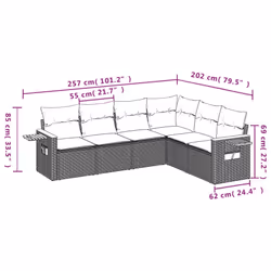 VidaXL 3226844 ensemble de meubles de jardin - Vue supplémentaire 8
