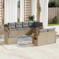 VidaXL 3227004 ensemble de meubles de jardin Gris clair