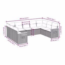 VidaXL 3227113 ensemble de meubles de jardin - Vue supplémentaire 8
