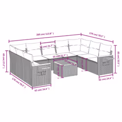VidaXL 3227119 ensemble de meubles de jardin - Vue supplémentaire 8