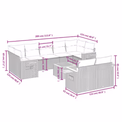 VidaXL 3227134 ensemble de meubles de jardin - Vue supplémentaire 7