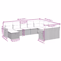 VidaXL 3227158 ensemble de meubles de jardin - Vue supplémentaire 8