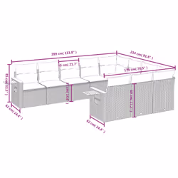 VidaXL 3227176 ensemble de meubles de jardin - Vue supplémentaire 8