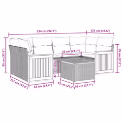 VidaXL 3227476 ensemble de meubles de jardin - Vue supplémentaire 8