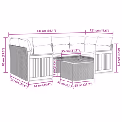 VidaXL 3227480 ensemble de meubles de jardin - Vue supplémentaire 8