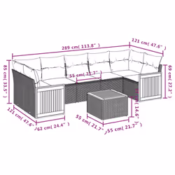 VidaXL 3227493 ensemble de meubles de jardin - Vue supplémentaire 7