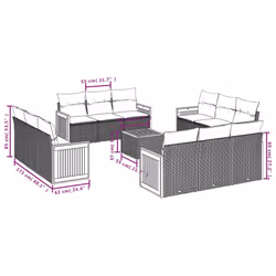 VidaXL 3227521 ensemble de meubles de jardin - Vue supplémentaire 7