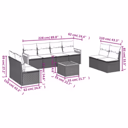 VidaXL 3227572 ensemble de meubles de jardin - Vue supplémentaire 7