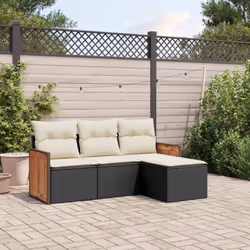 Cet ensemble de canapés de jardin est le complément parfait de votre arrière-cour, terrasse ou patio, offrant un espace confo ...