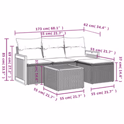 VidaXL 3227588 ensemble de meubles de jardin - Vue supplémentaire 8