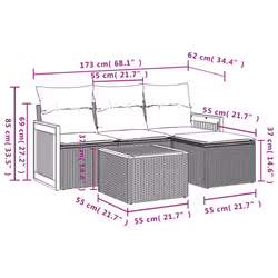 VidaXL 3227593 ensemble de meubles de jardin - Vue supplémentaire 8