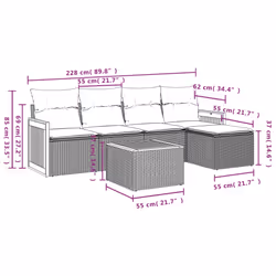 VidaXL 3227595 ensemble de meubles de jardin - Vue supplémentaire 8