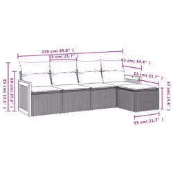 VidaXL 3227596 ensemble de meubles de jardin - Vue supplémentaire 7