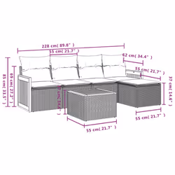 VidaXL 3227602 ensemble de meubles de jardin - Vue supplémentaire 8