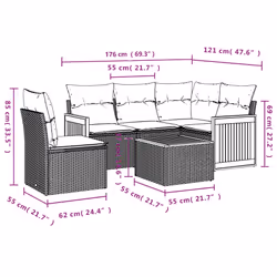 VidaXL 3227658 ensemble de meubles de jardin - Vue supplémentaire 8