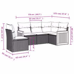 VidaXL 3227661 ensemble de meubles de jardin - Vue supplémentaire 7
