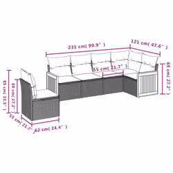 VidaXL 3227697 ensemble de meubles de jardin - Vue supplémentaire 7