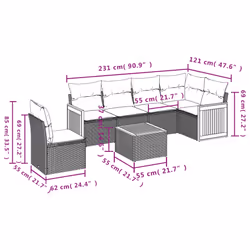 VidaXL 3227704 ensemble de meubles de jardin - Vue supplémentaire 8
