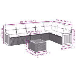 VidaXL 3227708 ensemble de meubles de jardin - Vue supplémentaire 8