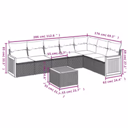 VidaXL 3227715 ensemble de meubles de jardin - Vue supplémentaire 8