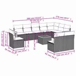 VidaXL 3227760 ensemble de meubles de jardin - Vue supplémentaire 8
