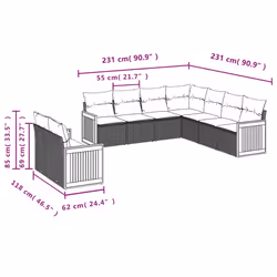 VidaXL 3227785 ensemble de meubles de jardin - Vue supplémentaire 7