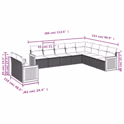 VidaXL 3227799 ensemble de meubles de jardin - Vue supplémentaire 7