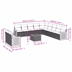 VidaXL 3227805 ensemble de meubles de jardin - Vue supplémentaire 8