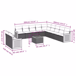VidaXL 3227817 ensemble de meubles de jardin - Vue supplémentaire 8