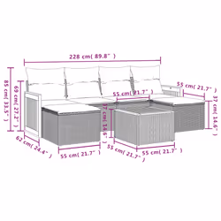 VidaXL 3227896 ensemble de meubles de jardin - Vue supplémentaire 8