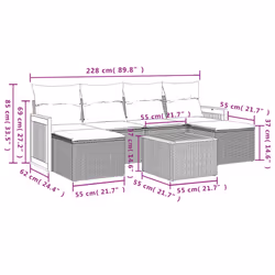 VidaXL 3227899 ensemble de meubles de jardin - Vue supplémentaire 8