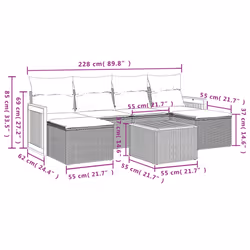 VidaXL 3227901 ensemble de meubles de jardin - Vue supplémentaire 8