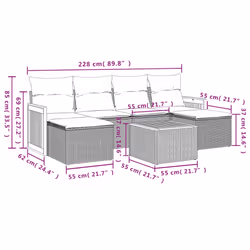 VidaXL 3227906 ensemble de meubles de jardin - Vue supplémentaire 8