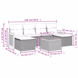 VidaXL 3227907 ensemble de meubles de jardin - Vue supplémentaire 8