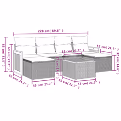 VidaXL 3227908 ensemble de meubles de jardin - Vue supplémentaire 8