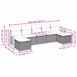 VidaXL 3227911 ensemble de meubles de jardin - Vue supplémentaire 7