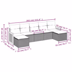 VidaXL 3227914 ensemble de meubles de jardin - Vue supplémentaire 7