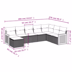 VidaXL 3227936 ensemble de meubles de jardin - Vue supplémentaire 8
